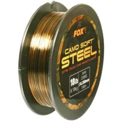 Fox Soft Steel Dark Camo 20Lb 0.37mm Nylon Hoofdlijn